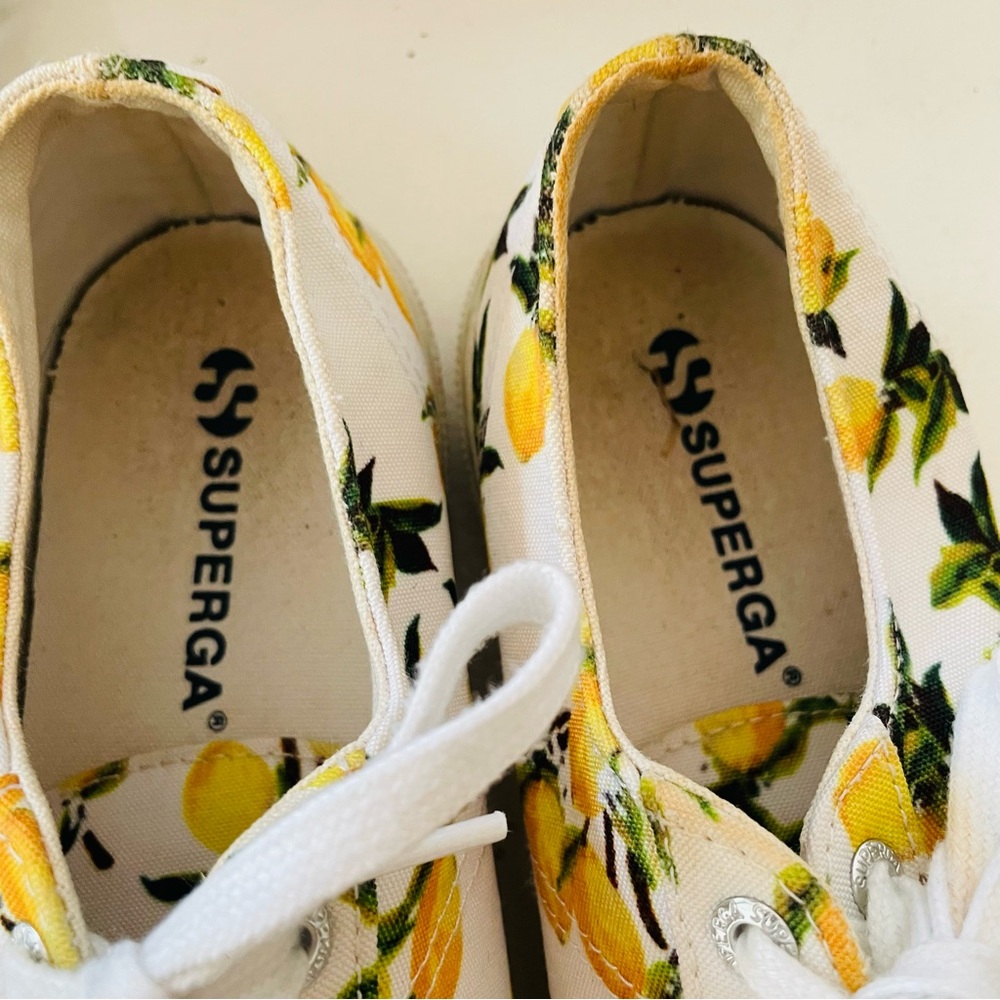 Superga 33357 Lemon Print Sneaker - Picture 4 of 13